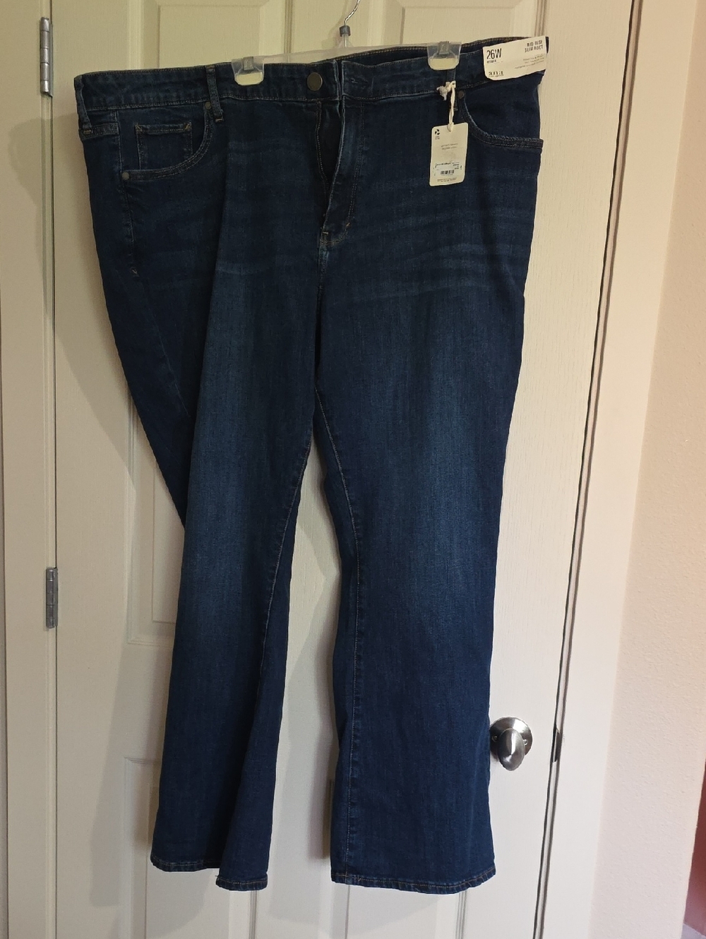 a.n.a Women's Dark Indigo Flare Jeans